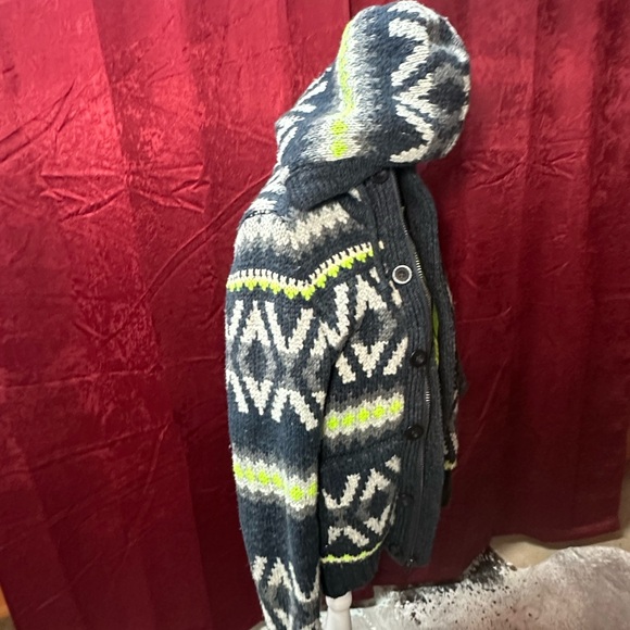Abercrombie & Fitch Men’s Wool insulated Sherpa lined hoodie Size Small - Picture 2 of 16